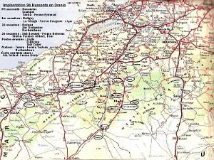 9 EME HUSSARDS DE ALBERT GENDRONNEAU 3 EME ESCADRON 1956 1957